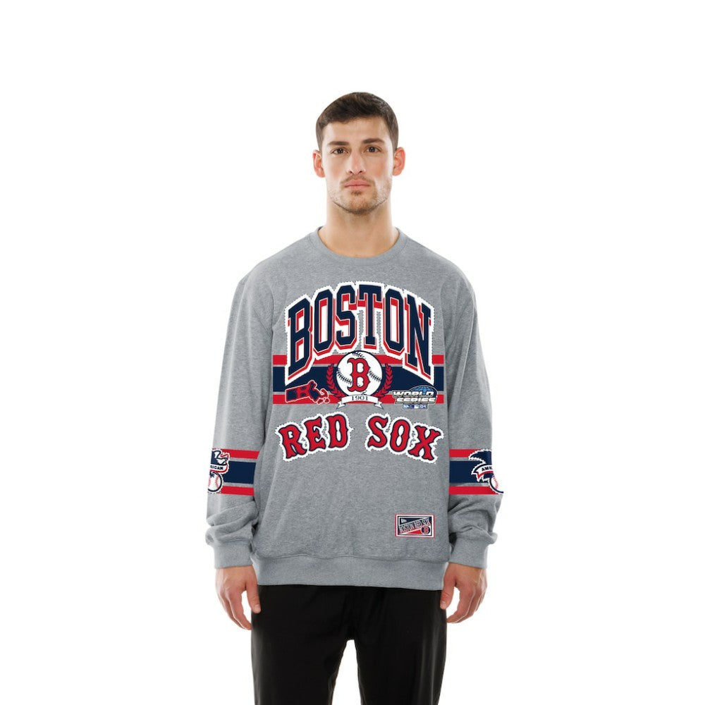 Boston Red Sox New Era Sport Classics Sweatshirt - Gray - New Era Online