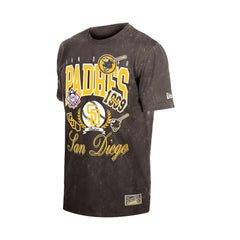 San Diego Padres New Era Mineral Wash T-Shirt - Brown - New Era Discount