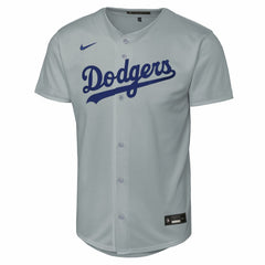 Los Angeles Dodgers Nike Youth Alternate Replica Jersey - Gray - Nike Sale