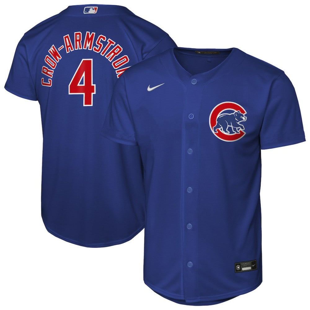 Pete Crow-Armstrong Chicago Cubs Nike Youth Alternate Replica Jersey - Rush Blue - Nike Online