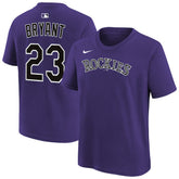 Kris Bryant Colorado Rockies Nike Youth Name & Number T-Shirt - Purple - Nike on Sale