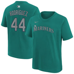 Julio Rodríguez Seattle Mariners Nike Youth Name & Number T-Shirt - Teal - Nike Discount