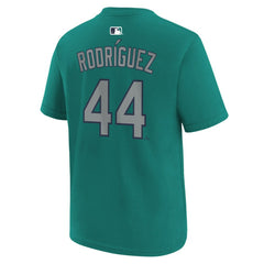 Julio Rodríguez Seattle Mariners Nike Youth Name & Number T-Shirt - Teal - Nike Discount