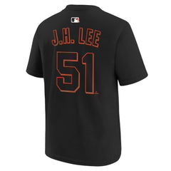Jung Hoo Lee San Francisco Giants Nike Youth Name & Number T-Shirt - Black - Nike on Sale