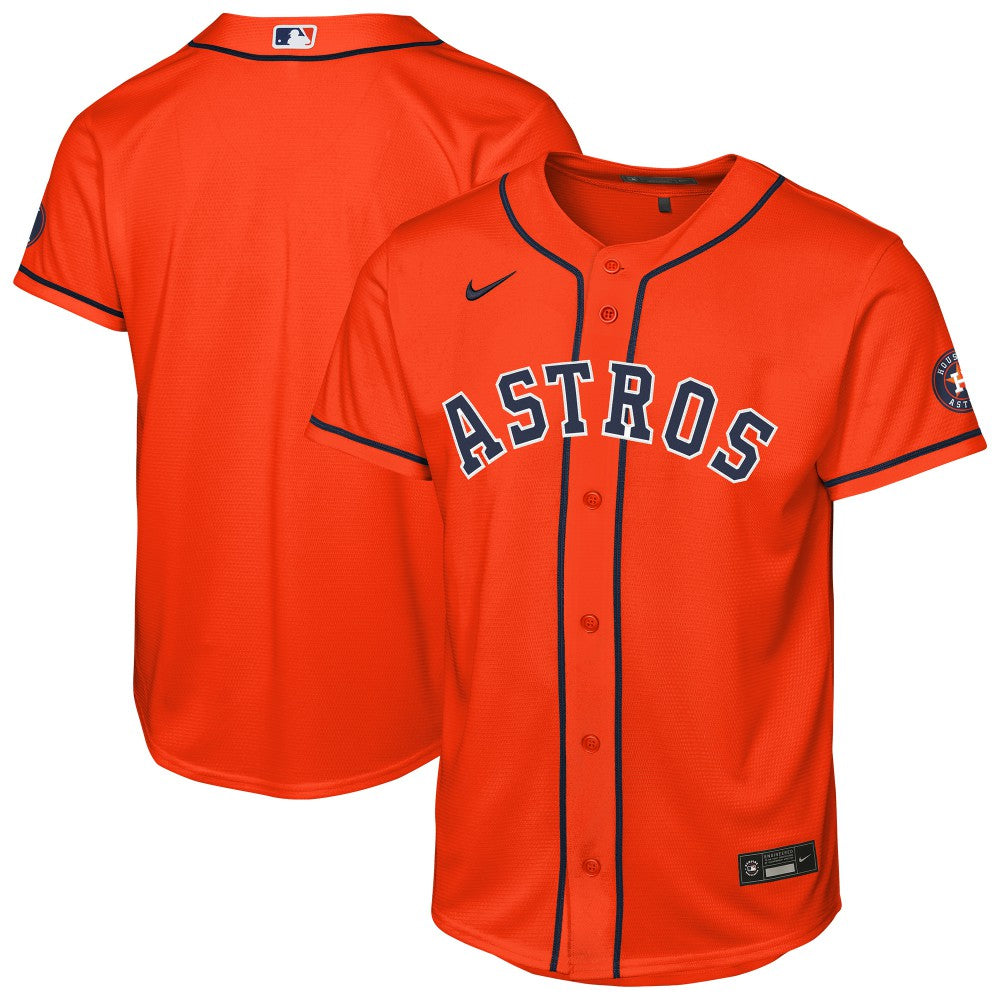 Houston Astros Nike Youth Alternate Stadium Jersey - Orange - Nike Lifestyle