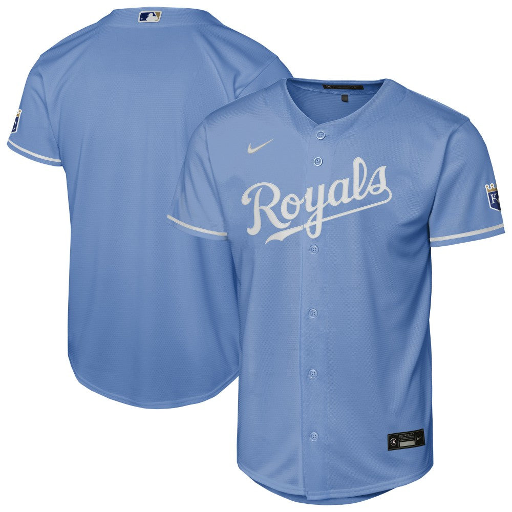 Kansas City Royals Nike Youth Alternate Stadium Jersey - Light Blue - Nike Lifestyle