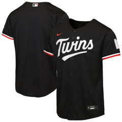Minnesota Twins Nike Youth Alternate 2 Stadium Jersey - Black - Nike Lifestyle