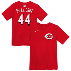 Elly De La Cruz Cincinnati Reds Preschool Name & Number T-Shirt - Red - MLB Discount