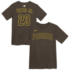 Fernando Tatis Jr. San Diego Padres Nike Preschool Name & Number T-Shirt - Brown - Nike Sale