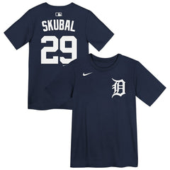 Tarik Skubal Detroit Tigers Preschool Name & Number T-Shirt - Navy - MLB on Sale
