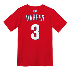 Bryce Harper Philadelphia Phillies Nike Preschool Name & Number T-Shirt - Red - Nike Sale