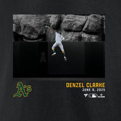 Denzel Clarke Athletics Graphic Player T-Shirt - Black - MLB Lifestyle