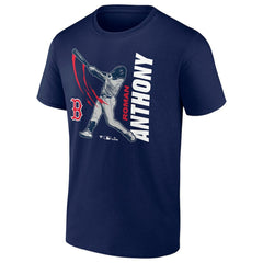 Roman Anthony Boston Red Sox Graphic Player T-Shirt - Navy - MLB Discount