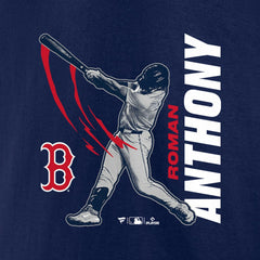 Roman Anthony Boston Red Sox Graphic Player T-Shirt - Navy - MLB Discount