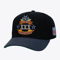 Mitchell & Ness Dallas Cowboys Super Bowl XXX Champions Lux Pro Snapback Black