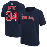 David Ortiz Boston Red Sox Nike Youth Name & Number T-Shirt - Navy - Nike Discount
