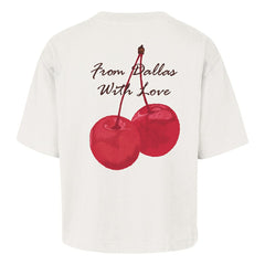 47 brand Dallas Cowboys '47 Women's Love Letter Reed City T-Shirt Cream