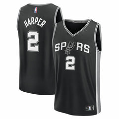 Dylan Harper San Antonio Spurs 2025 NBA Draft First Round Pick Fast Break Replica Jersey Icon Edition Black | Fanatics for sale