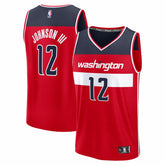 Tre Johnson III Washington Wizards 2025 NBA Draft First Round Pick Fast Break Replica Jersey Icon Edition Red | Fanatics Near Me