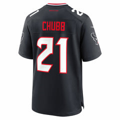 Nike Nick Chubb Houston Texans Team Game Jersey Navy