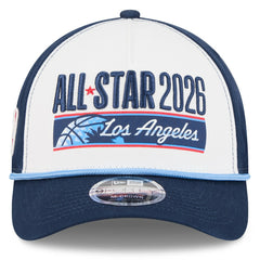 2026 NBA All-Star Game A-Frame 9FORTY Adjustable Hat White/Navy | New Era