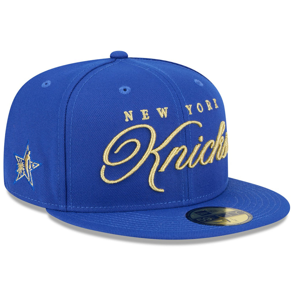 New York Knicks 2026 NBA All-Star Game Script 59FIFTY Fitted Hat Blue | New Era