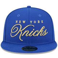 New York Knicks 2026 NBA All-Star Game Script 59FIFTY Fitted Hat Blue | New Era