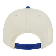 Golden State Warriors Stretched 2-Tone A-Frame 9FIFTY Adjustable Hat for sale Cream/Royal | New Era outlet
