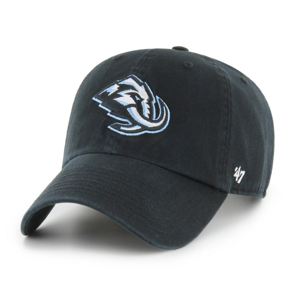 Utah Mammoth '47 Logo Clean Up Adjustable Hat - Black - NHL 203255146