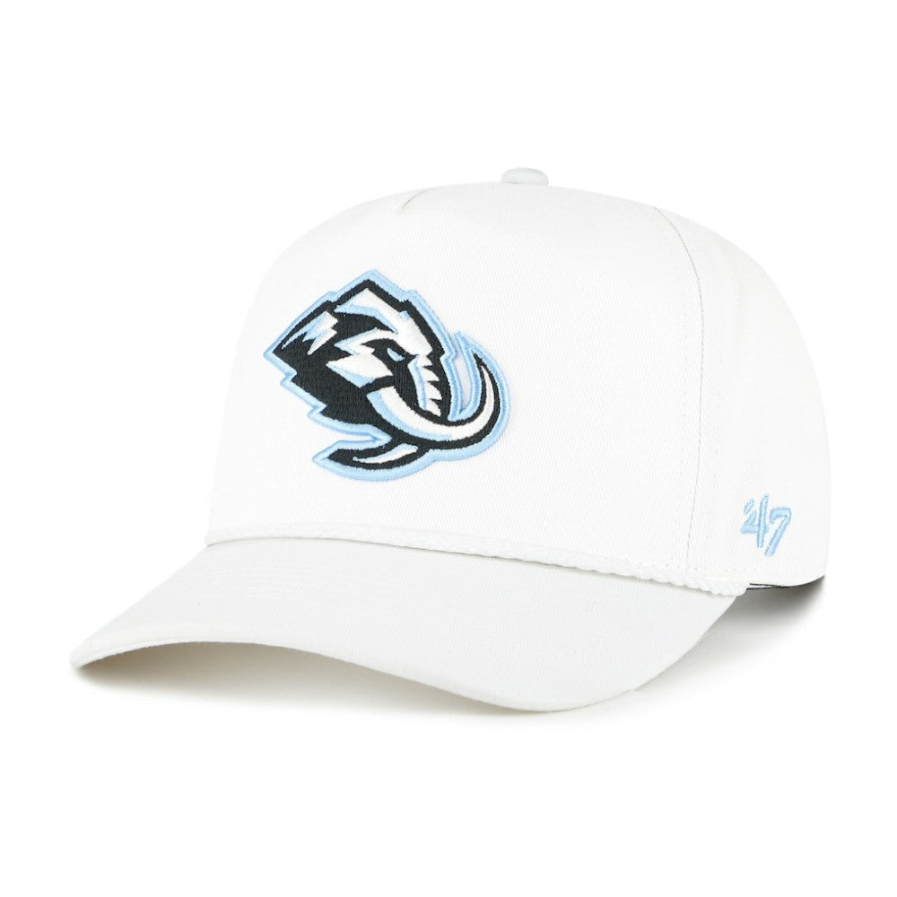 Utah Mammoth '47 Rope Hitch Adjustable Hat - White - NHL 203255150