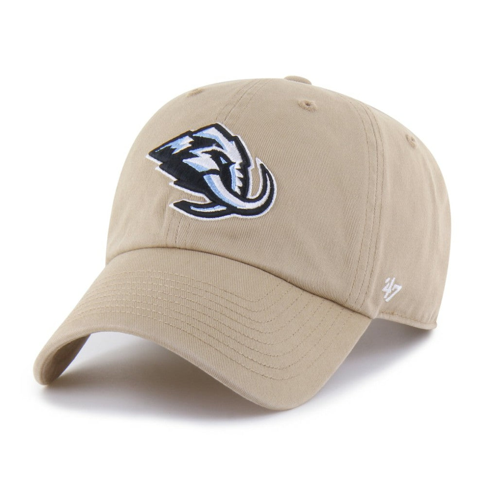 Utah Mammoth '47 Logo Clean Up Adjustable Hat - Khaki - NHL 203255157