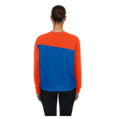 New York Mets New Era Women's Gameday Fleece Sweatshirt - Royal/Orange - New Era Lifestyle