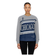 Chicago Cubs New Era Women's Gameday Fleece Sweatshirt - Royal/Gray - New Era on Sale