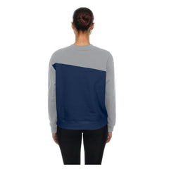 Chicago Cubs New Era Women's Gameday Fleece Sweatshirt - Royal/Gray - New Era on Sale
