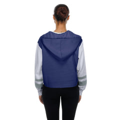 Los Angeles Dodgers New Era Women's Boxy Lace-Up Hoodie - Royal - New Era Sale