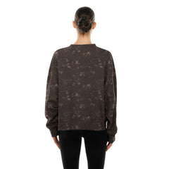 San Diego Padres New Era Women's Throwback Oversized Boxy Sweatshirt - Brown - New Era Discount