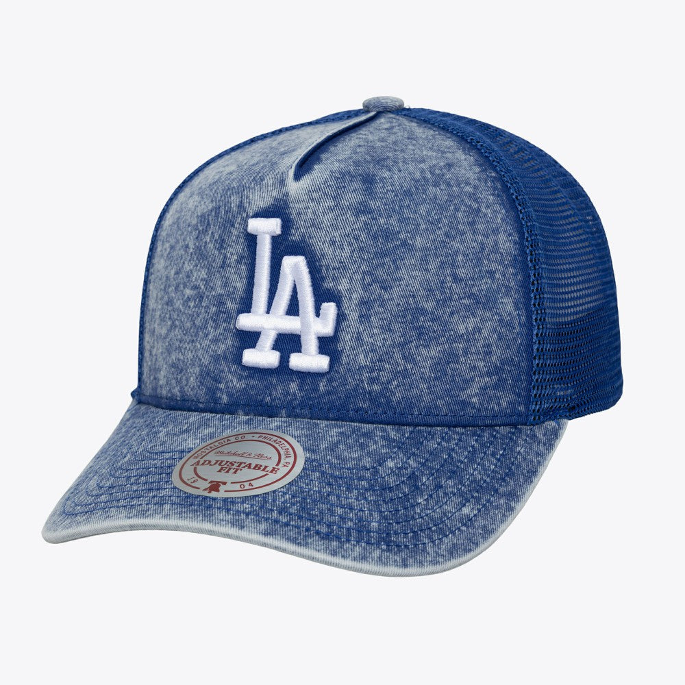 Los Angeles Dodgers Mitchell & Ness Unisex Gameday Adjustable Trucker Hat - Royal - Mitchell & Ness Discount