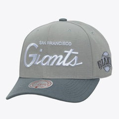 San Francisco Giants Mitchell & Ness Thunderstorm Head Coach Pro-Crown Adjustable Hat - Gray - Mitchell & Ness Online