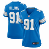Nike Tyleik Williams Detroit Lions Women's Team Game Jersey Blue