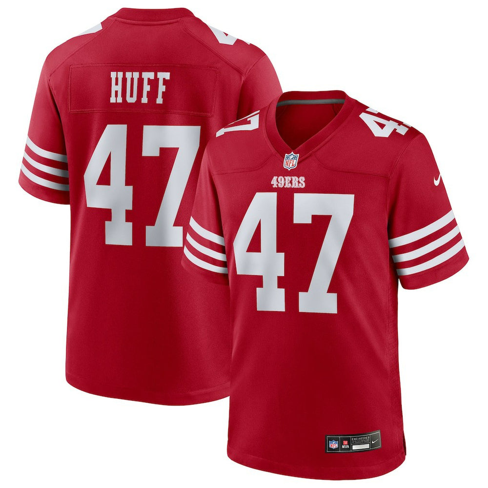 Nike Bryce Huff San Francisco 49ers Team Game Jersey Scarlet