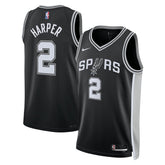 Dylan Harper San Antonio Spurs Unisex 2025 NBA Draft First Round Pick Swingman Jersey Icon Edition Black | Nike outlet