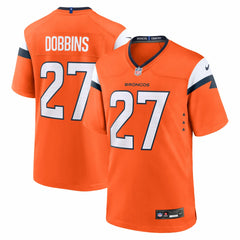 Nike J.K. Dobbins Denver Broncos Team Game Jersey Orange