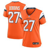 Nike J.K. Dobbins Denver Broncos Women's Team Game Jersey Orange