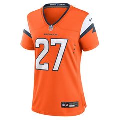 Nike J.K. Dobbins Denver Broncos Women's Team Game Jersey Orange