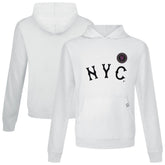 New York Mets Levelwear City Connect Relay Core Logo Pullover Hoodie - White - MLB Sale