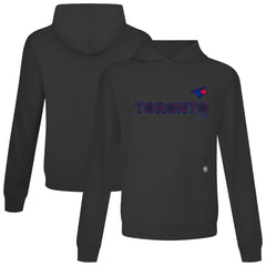Toronto Blue Jays Levelwear City Connect Relay Core Logo Pullover Hoodie - Black - MLB on Sale