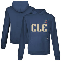 Cleveland Guardians Levelwear City Connect Relay Core Logo Pullover Hoodie - Navy - MLB Lifestyle
