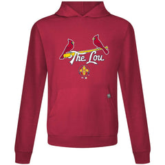 St. Louis Cardinals Levelwear City Connect Relay Back Splash Pullover Hoodie - Red - MLB Online