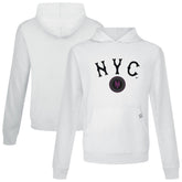 New York Mets Levelwear City Connect Relay Back Splash Pullover Hoodie - White - MLB Online