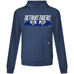 Detroit Tigers Levelwear City Connect Relay Back Splash Pullover Hoodie - Navy - MLB on Sale